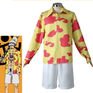 Anime One Piece Film Red 2022 Movie Trafalgar D. Water Law Shirts Cosplay Costumes