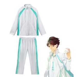 Anime Haikyuu Aobajohsai High Jacket Uniform Oikawa Tooru Cosplay Costume