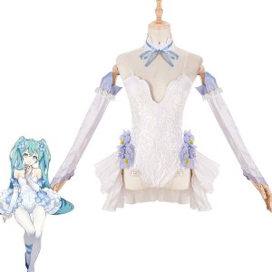 Vocaloid Hatsune Miku Flower Fairy Nemophila Cosplay Costumes