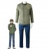 Anime Uncle from Another World Takafumi Takaoka Uniform Cosplay Costumes