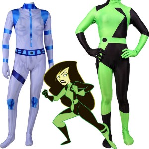 Kim Possible Shego Cosplay Costumes