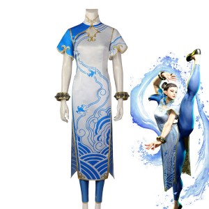 Game Street Fighter 6 Chun-Li Cosplay Costumes