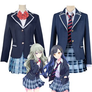 Anime Vocaloid Project Sekai Hatsune Miku Kusanagi Nene Shiraishi An Uniform Cosplay Costumes