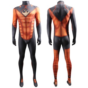 Human Torch Jumpsuit Cosplay Costumes