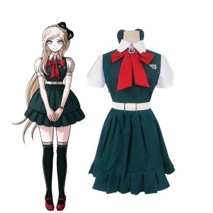 Danganronpa 2 Sonia Nevermind Halloween Short Sleeve Uniform Cosplay Costumes