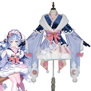Vocaloid Hatsune Miku Snow Miku 2023 Cosplay Costumes