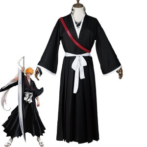 Anime Bleach: Thousand Year Blood War Arc Ichigo Kurosaki Cosplay Costumes