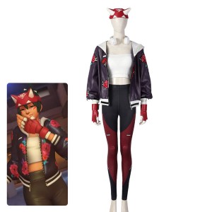 OW Overwatch 2 Kiriko Jacket Cosplay Costume
