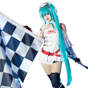 Vocaloid Hatsune Miku Racing Miku 2023 Cosplay Costumes