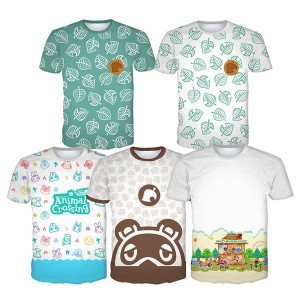 Animal Crossing Timmy Tommy Isabelle T-Shirts Cosplay Costumes