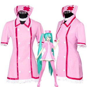 Vocaloid HATSUNE MIKU Love-Colored Ward MIKU Nurse Cosplay Costumes