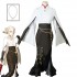 Game Genshin Impact Pizza Hut collab Ningguang Cosplay Costumes