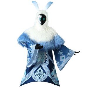 Game Genshin Impact Cryo Abyss Mage Outfit Cosplay Costumes