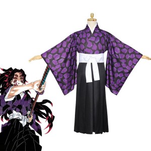 Anime Demon Slayer Kimetsu no Yaiba Kokushibou Tsugikuni Michikatsu Cosplay Costumes
