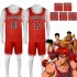 Anime Slam Dunk Hanamichi Sakuragi Basketball Uniform Cosplay Costumes