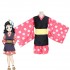 Anime Demon Slayer Kimetsu no Yaiba Makomo Full Set Kimono Cosplay Costumes