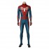 Spider-Man PS4 Peter Parker Spiderman Jumpsuit Cosplay Costume with Headgear and Sole