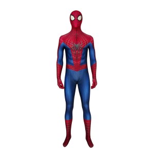 Movie Spider-Man: The Amazing Spider-Man Peter Parker Spiderman Jumpsuit Elastic Force Cosplay Costume