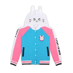 Game OW Overwatch D.Va Hana Song Hoodie Jacket Cosplay Costumes