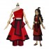 Anime Avatar: The Last Airbender Katara Red Dress Outfit Cosplay Costume