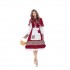 Red Riding Hood Christmas Dress Costume