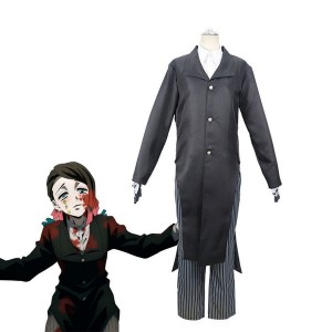 Anime Demon Slayer Kimetsu no Yaiba Mugen Ressha-hen Tanjirou Enmu Cosplay Costumes