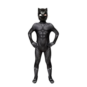 Movie Captain America Civil War Black Panther Children Jumpsuit Cosplay Costume