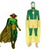 Movie Wanda Vision Vision Halloween Cosplay Costumes With Free stickers