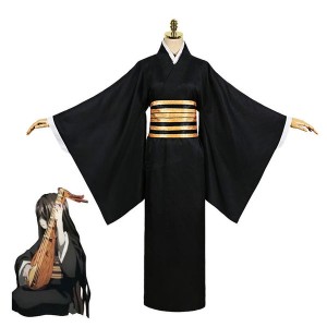 Anime Demon Slayer Kimetsu no Yaiba Nakime Uniform Cosplay Costumes