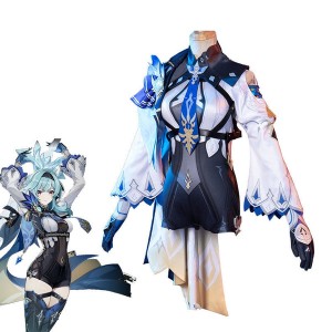 Game Genshin Impact Eula Fullsuit Cosplay Costumes