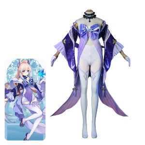 Game Genshin Impact Sangonomiya Kokomi Fullset Cosplay Costumes