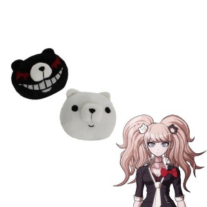 Anime Danganronpa Junko Enoshima Monokuma Bear Clips Cosplay Props