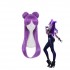 LOL KDA Skin Kaisa 65cm Long Straight Purple Cosplay Wigs