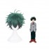 Anime My Hero Academia Izuku Midoriya Deku Cosplay Wigs Short Green Fade Black Wig