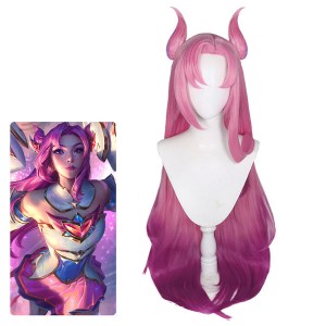 Game LOL Star Guardian 2022 Kaisa Cosplay Wigs