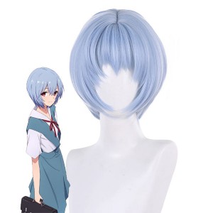 Anime EVA Neon Genesis Evangelion Rei Ayanami Cosplay Wigs