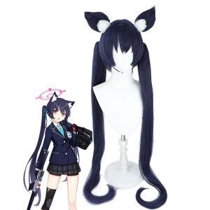 Game Blue Archive Kuromi Serika Cosplay Wigs