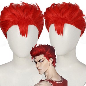 Anime Slam Dunk Hanamichi Sakuragi Cosplay Wig