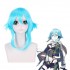 Anime SAO GGO Gun Gale Online Asada Shino Short Blue Cosplay Wigs