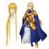 Anime SAO Sword Art Online Alicization Alice Zuberg Long Blonde Cosplay Wigs