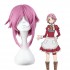 Anime SAO Sword Art Online Shinozaki Rika Lisbeth Short Pink Cosplay Wigs