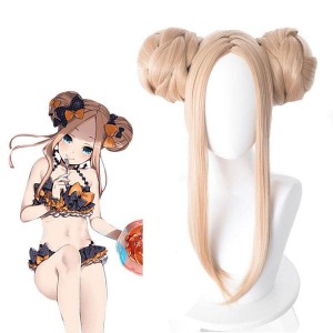 FGO Fate Grand Order: First Order Abigail Williams Mixed Blonde Bun Cosplay Wigs