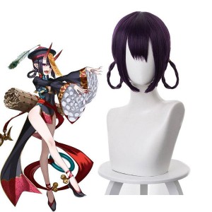 FGO Fate/Grand Order Shuten Douji Zombie Purple Bangs Cosplay Wigs