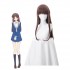 Anime Fruits Basket Tohru Honda 85cm Long Straight Brown Bangs Cosplay Wigs