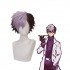 Anime TBHK Toilet-bound Hanako-kun Tsuchigomori Short Brown and Purple Cosplay Wigs