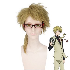 Anime Bungo Stray Dogs Doppo Kunikida Gold Cosplay Wigs