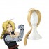 Anime Fullmetal Alchemist Edward Elric 60CM Golden Cosplay Wigs