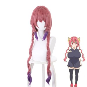 Anime Miss Kobayashis Dragon Maid Ilulu Gallery Pink Gradient Purple Long Cosplay Wigs