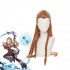 Game Genshin Impact Aloy Brown Halloween Cosplay Wigs