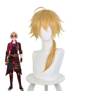 Game Genshin Impact Thoma Blonde Halloween Cosplay Wigs